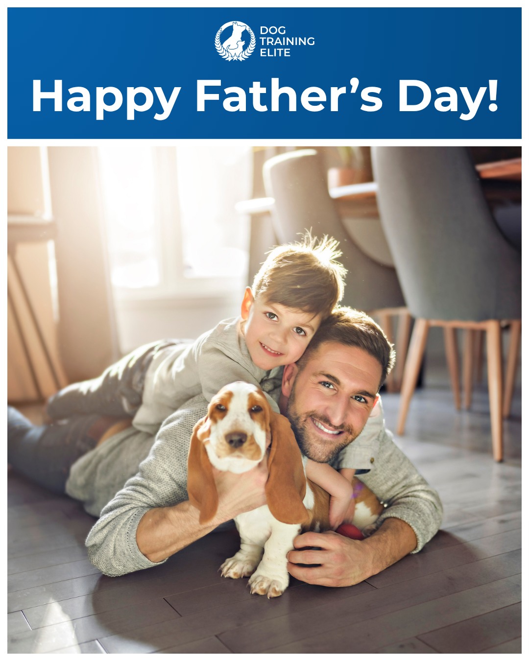 Happy Father's Day from all of us at Dog Training Elite Asheville!

Today, we celebrate all the dog dads who are enjoying life with their furry best friends. 🐶💙

