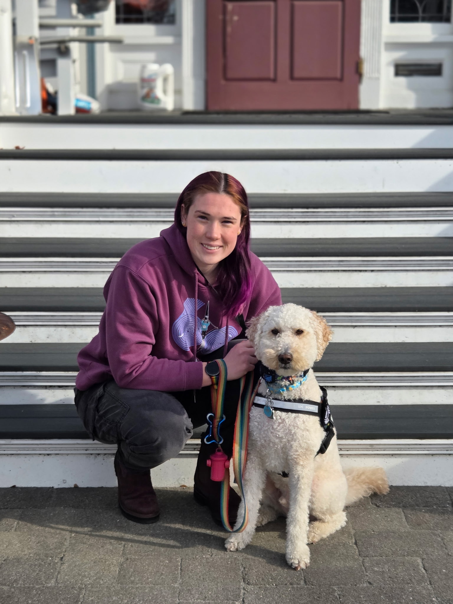 So proud of Kelsey & Gilli! 🎉🐾

They&rsquo;ve officially completed service dog training, and trainer Matt couldn&rsquo;t be more impressed with how far they&rsquo;ve come as a team.

Gilli is now making a real difference in Kelsey&rsquo;s daily life, and we&rsquo;re so grateful to have trained alongside them. 💙

Thinking about starting your dog&rsquo;s service training journey? Reach out and let&rsquo;s change lives together! ✨

