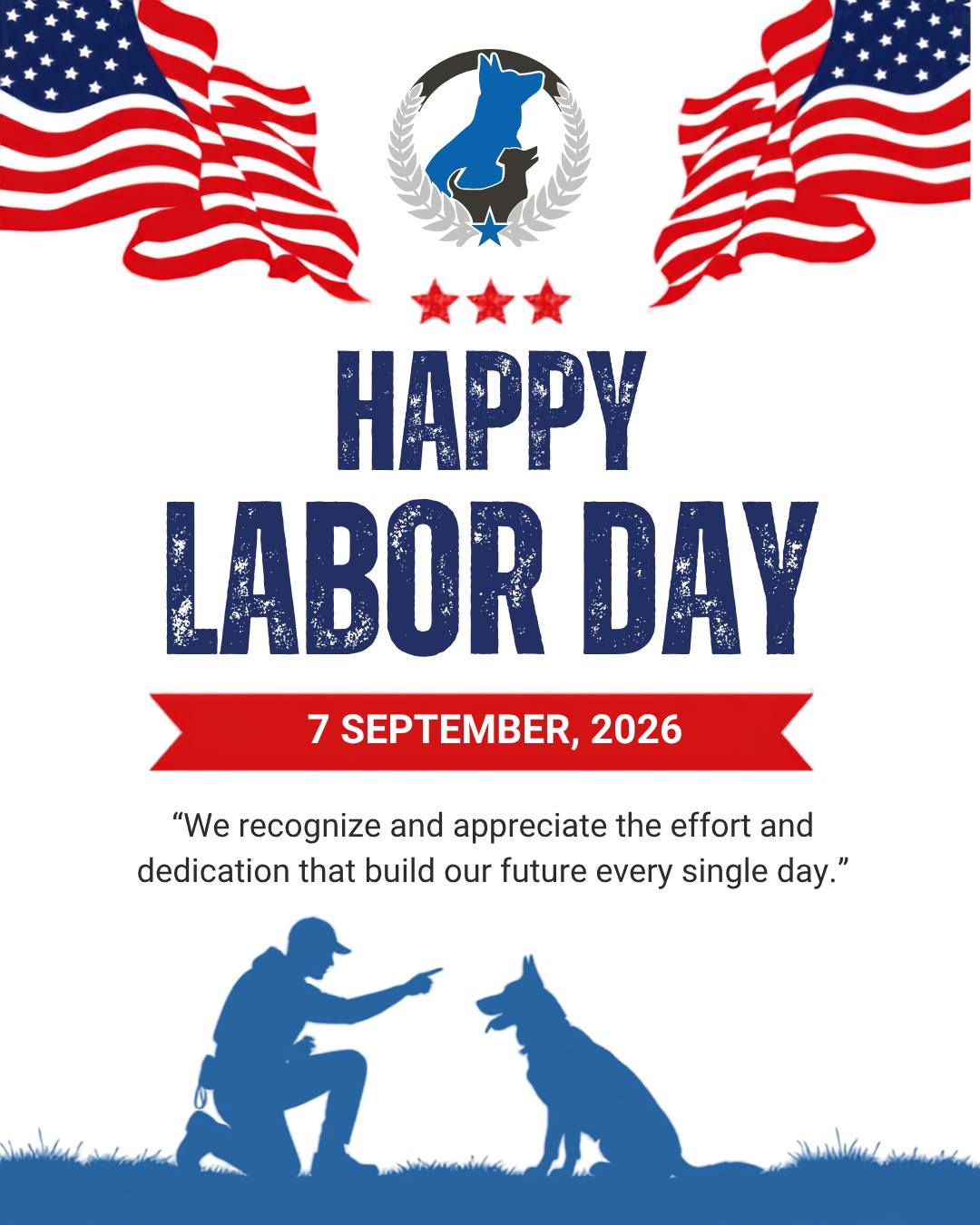 Happy Labor Day! 🇺🇸 We hope you&rsquo;re spending the day with good food, good people, and your favorite four-legged coworker. 🐶❤️

They may not pay rent, but they definitely work hard at keeping us entertained. 😂

