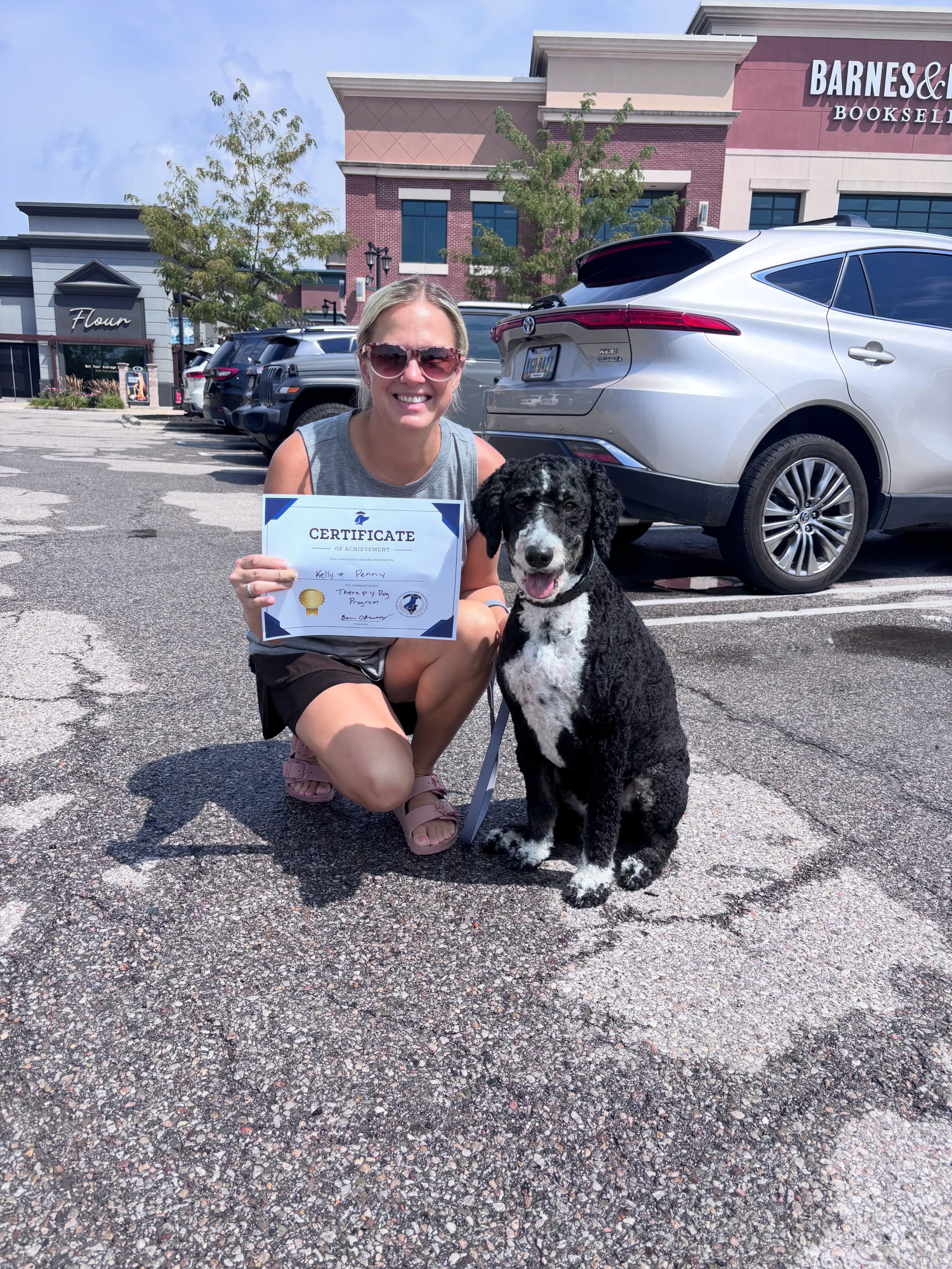 Penny is ready for the school year helping Mrs. Swearingen! 