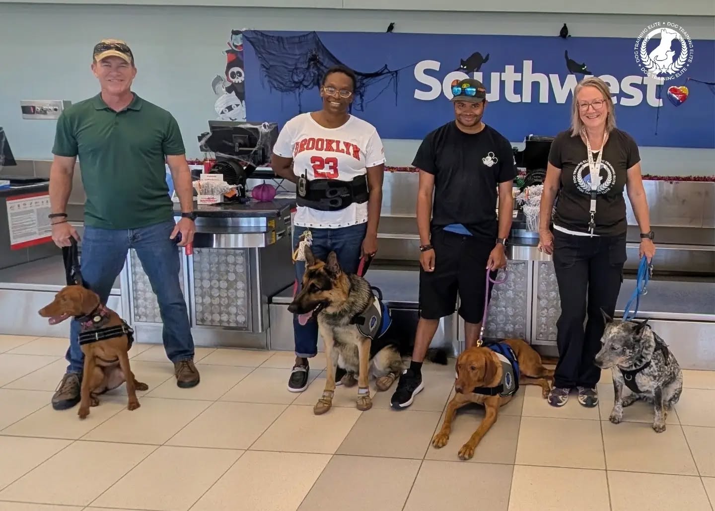 Enrolling in our service dog training program comes with a lot of perks.

Today some of our service dog teams had the opportunity to familiarize themselves with air travel. From ticketing to security and all the way to the gate, we recreated the air travel experience so that when these teams travel for real it's a cakewalk. 

We are so thankful for this training opportunity and appreciate our partnership with Southwest Airlines, TSA and Northwest Florida Beaches International Airport. 💙

