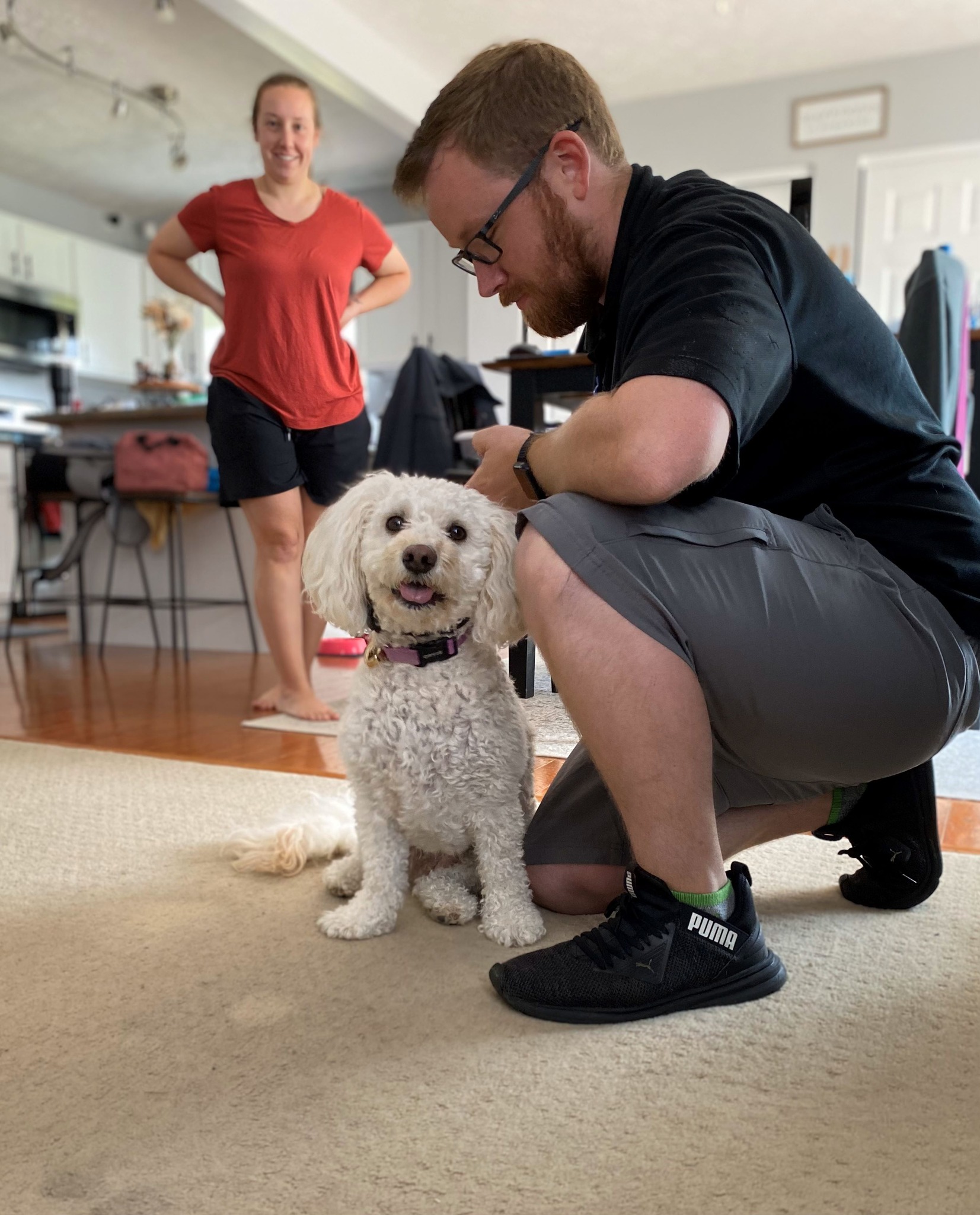 Let's give a big howling welcome to Kona! We're excited to have this cutie join our DTE pack 🥳