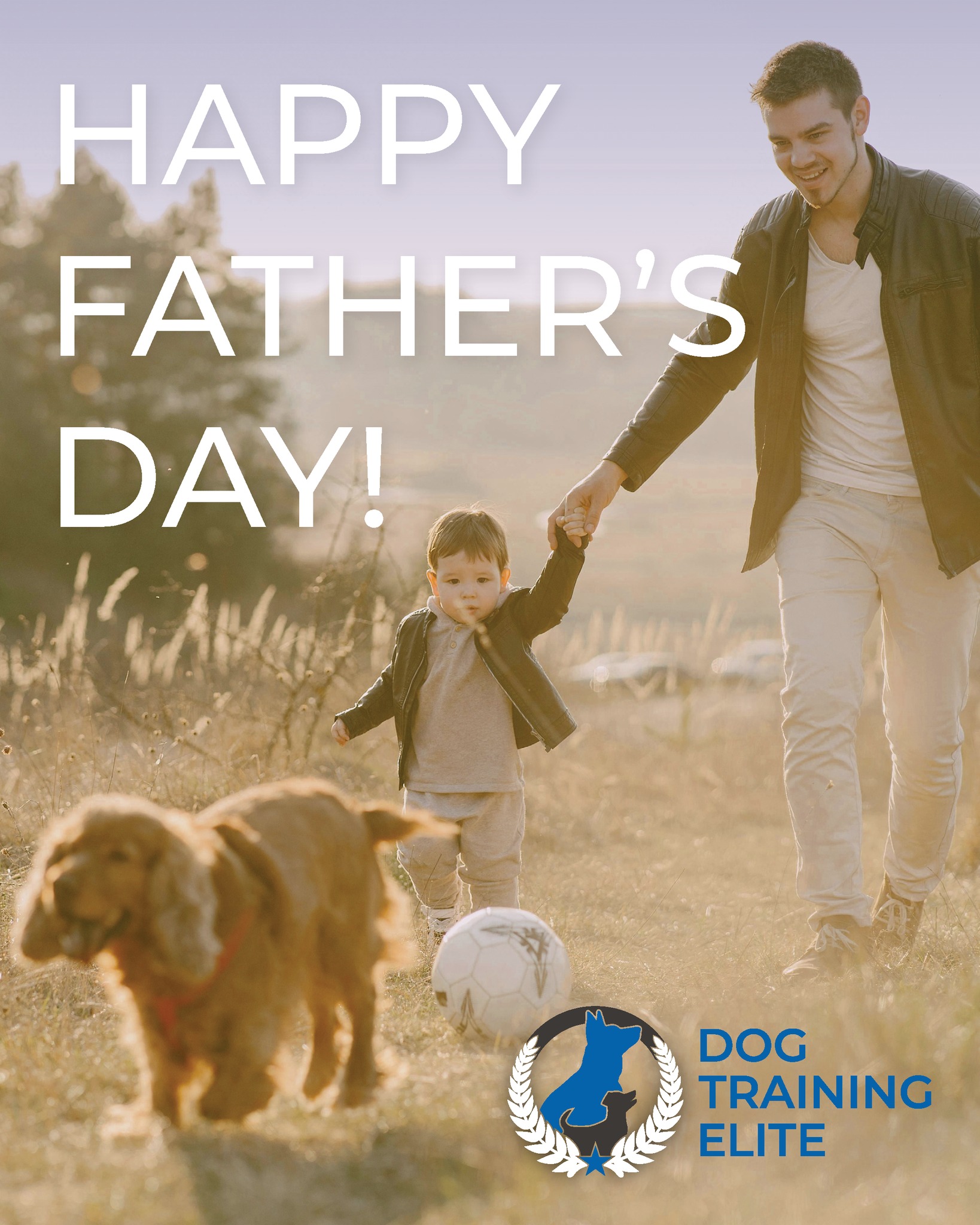 Happy Father&rsquo;s Day to all the amazing Dog Dads out there! 🐾

Thank you for the early morning walks, the endless tennis ball throws, the training sessions, the treats sneaked under the table, and the unconditional love you give your pups every day.

From the entire Dog Training Elite Northeast Atlanta team &mdash; we hope you enjoy a fun and relaxing day with your two-legged and four-legged family members! 🐶💙