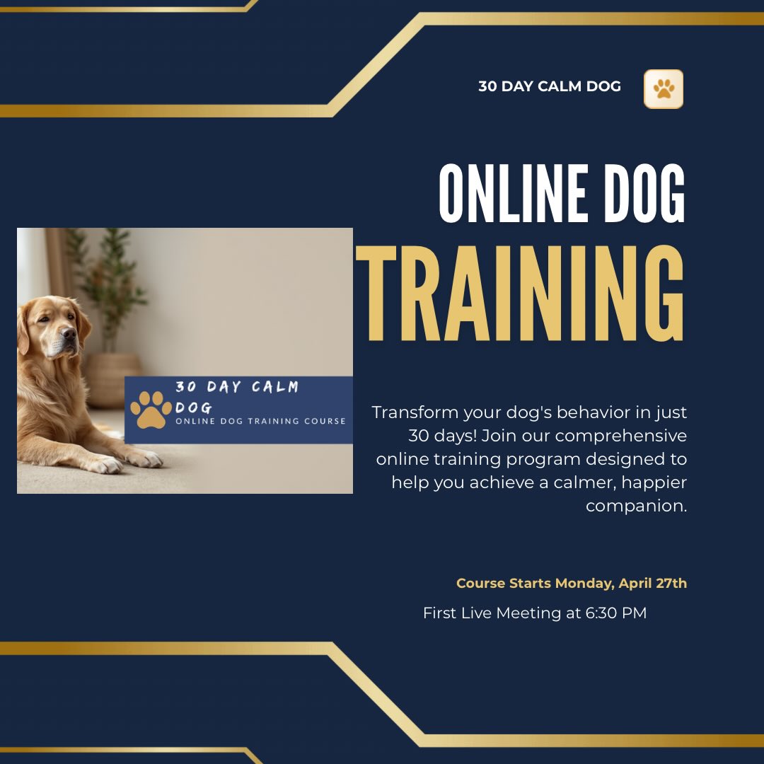 🚨 BIG ANNOUNCEMENT 🚨

We are officially launching our ONLINE DOG TRAINING COURSES 🐶🎓

This is everything I&rsquo;ve learned, simplified so you can train your dog with confidence from home &mdash; no confusion, no overwhelm, just real results.

✨ Perfect for:
✔️ Puppies
✔️ Basic obedience
✔️ Behavior issues
✔️ Building a stronger bond with your dog

🔥 Founders Offer 🔥
The first 50 people get in for just $47/month

After that, it goes up to $97/month &mdash; forever.

If you&rsquo;ve been waiting for a sign to finally train your dog the right way&hellip; this is it.

👇 DM me &ldquo;TRAIN&rdquo; to grab one of the 50 spots before they&rsquo;re go