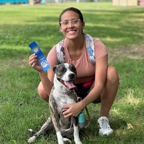 Congrats to Athena for passing her AKC Good Canine Citizen certification! She's on her way to becoming a great service dog! Great job!!!

If you want a dog that can just have good manners at home or in public, or need your dog to support you as a service dog, we can help!

