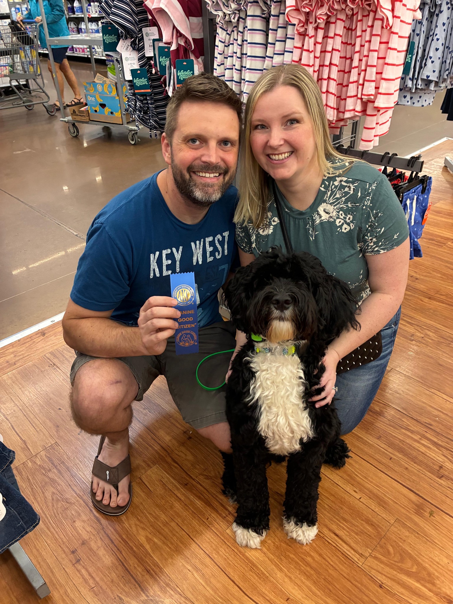 Congratulations to Joy, Aaron, and NIX on passing both the AKC CGC test and the DTE Therapy Dog Public Access Test! 

This team put in the work to get here, and it shows! NIX will likely be visiting schools and children's hospitals next, bringing that same calm temperament to people who need it.

Great job to the Britton family. This is what consistent training looks like.

