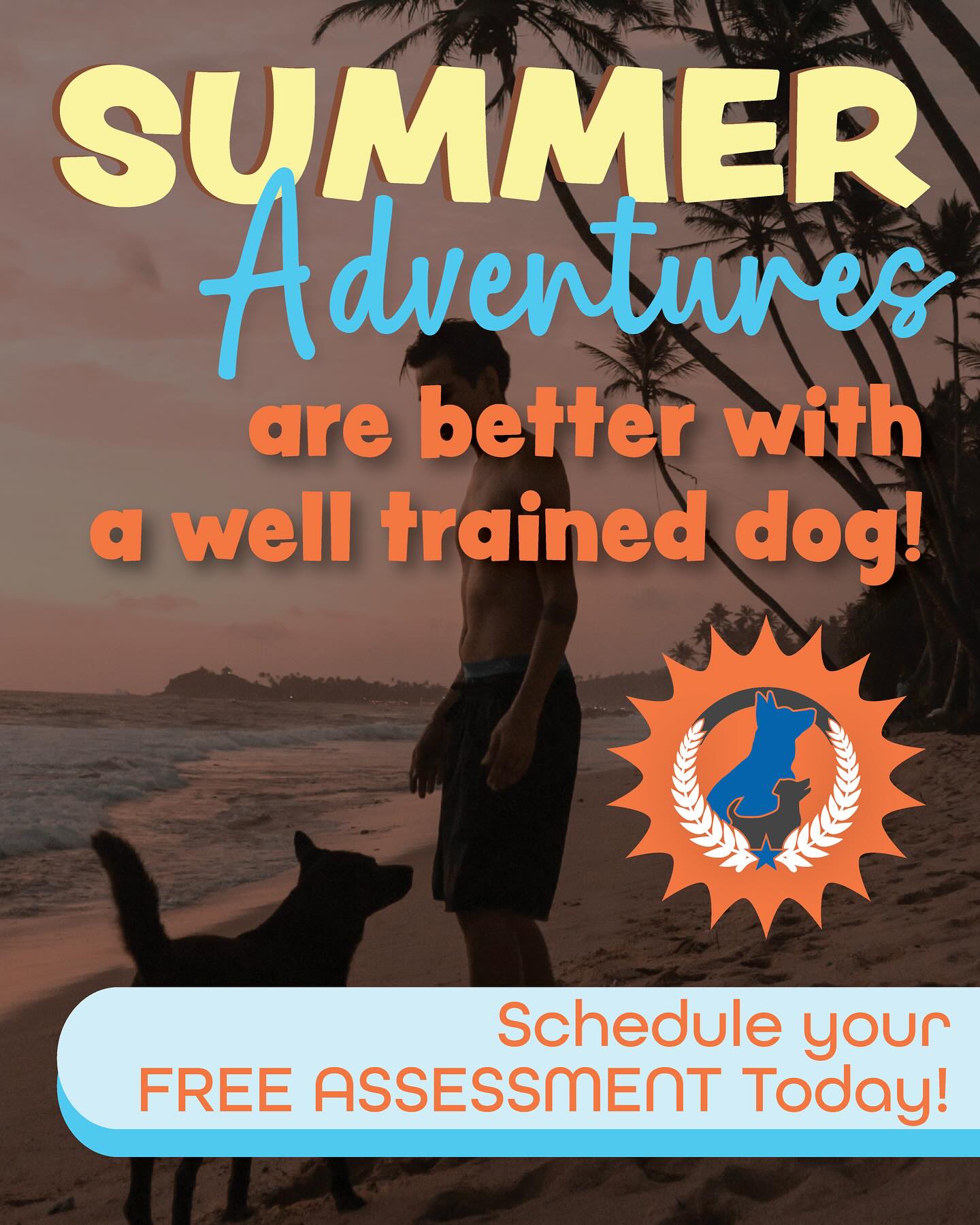 For our fellow summer adventurers, we can help your dog enjoy your adventures with you! Whether that be hiking off leash, paddle boarding, camping, or more! Give us a call for a free evaluation today! ☀️🍉⛱️🌊🎣⛰️