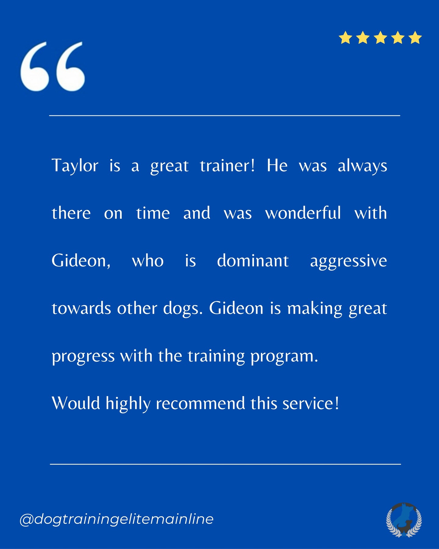 So proud of Gideon & grateful for amazing clients who trust the process. Consistency, patience, and the right guidance make all the difference! 🐾

