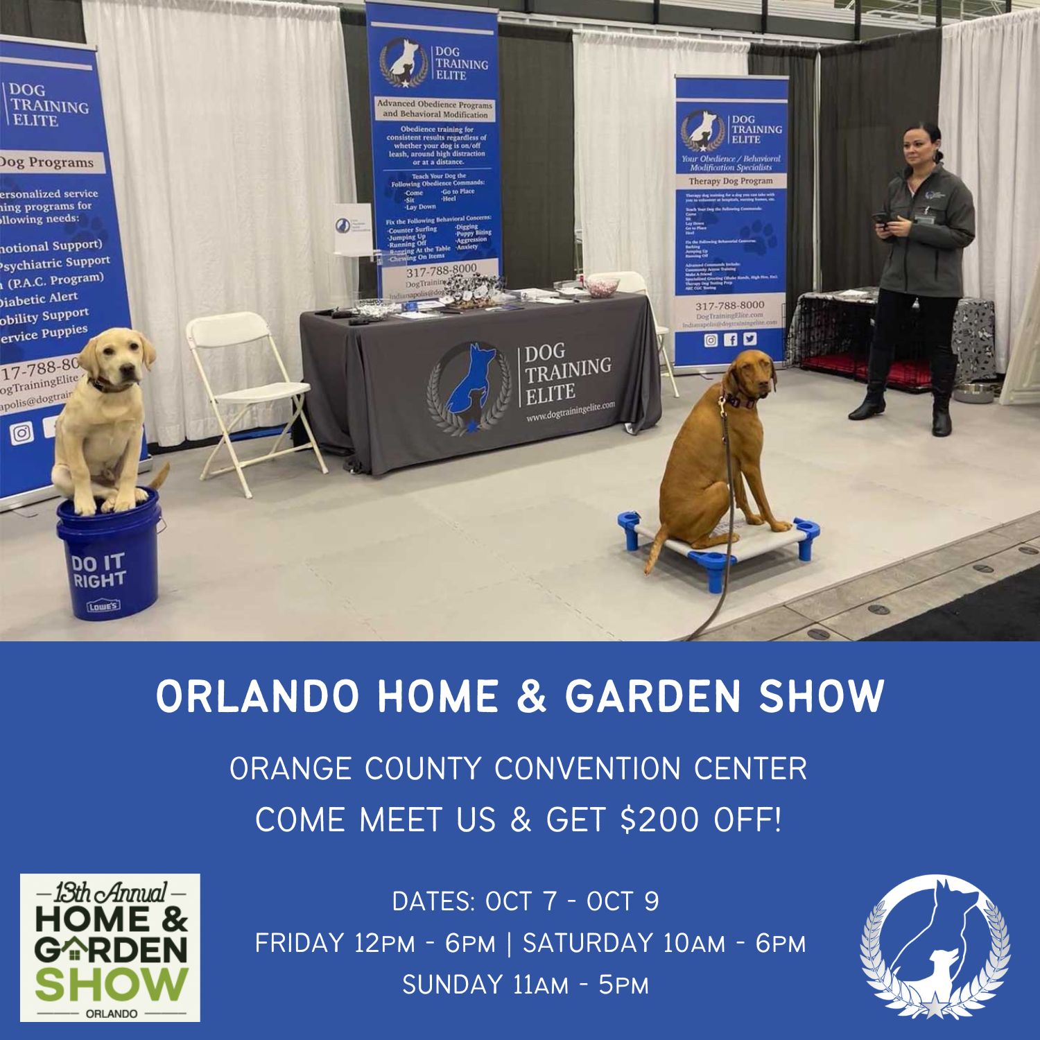 Dog Training Elite Orlando Home & Garden Show