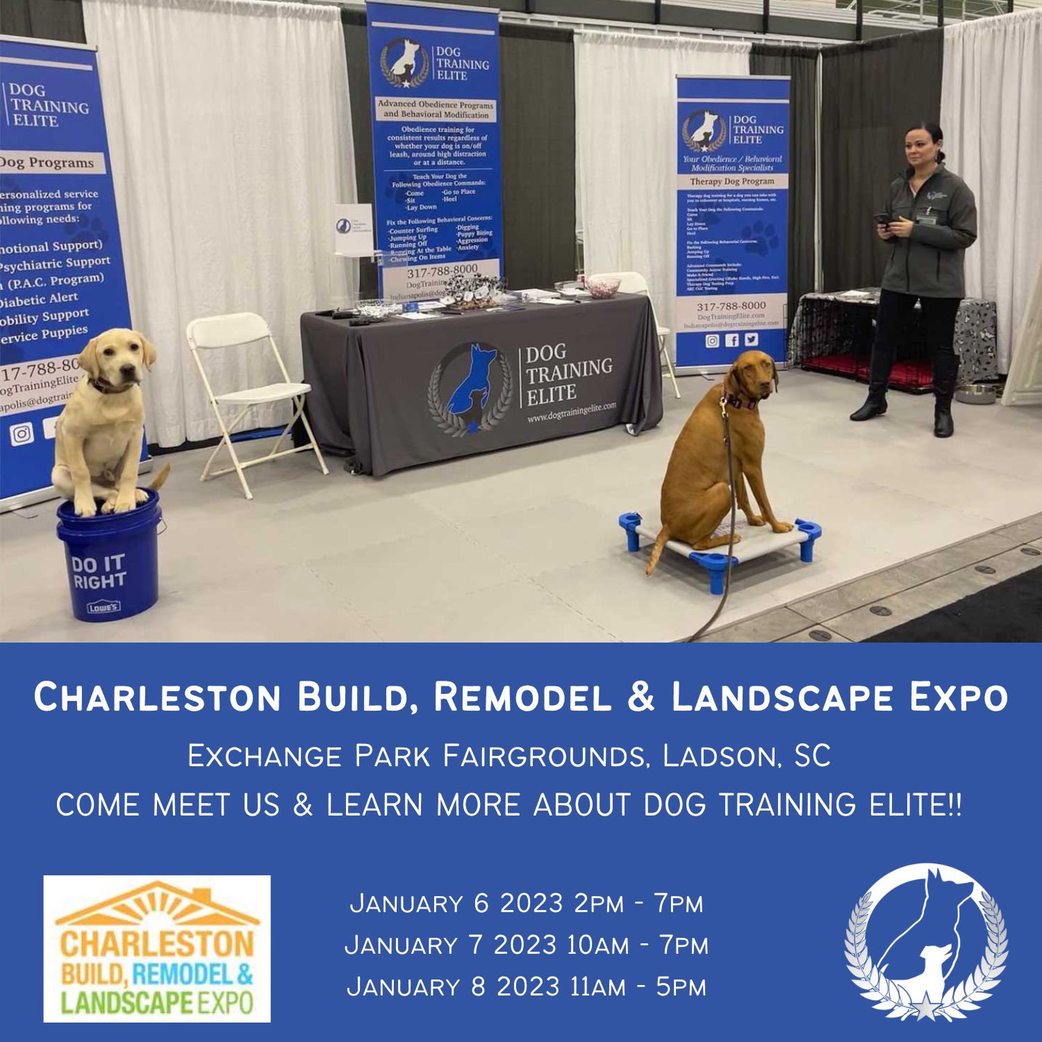 Dog Training Elite Charleston Build, Remodel & Landscape Expo